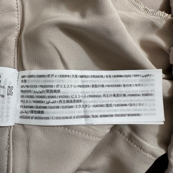 NWT ABERCROMBIE & FITCH Women's Curve Love Pleated Front Wide Leg Trouser Pants - Picture 10 of 12